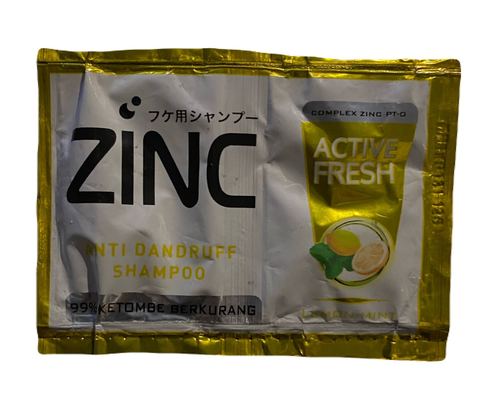 Zinc Anti Dandruff Shampoo – Active Fresh Lemon Mint
